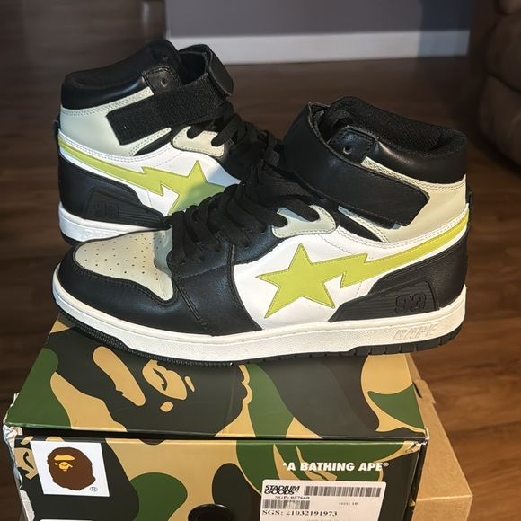 100% Authentic Bape Block Sta Hi Sz. 10 - Picture 7 of 10